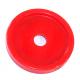 Vintage Red Solid Disc Type 45 rpm Record Spindle Adapter