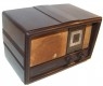 Art Deco Unmarked Bakelite Cased Tube Radio