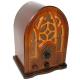 Homestead Brand 1930's Wood Cased Gothic Cathedral Tube Radio