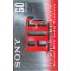 Sony HF Normal Bias 60 Minute Black Audio Cassette Tape