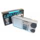 Lifelong Portable Pocket AM/FM Radio with LCD Alarm Clock in Original Box