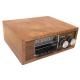 Vintage Mercury Car AM Radio Tuner in Homebrew Wood Case