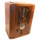 Grunow Model 670 Vintage Wood Cased Tombstone Tube Radio